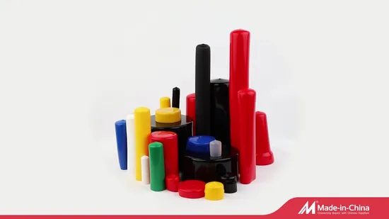 PVC Plastic Dustproof End Caps for Steel Thread Rod Bolts M4, M5, M6, M8, M10, M12, M14, M16 Flexible Rubber Wire Cable Protector Soft Vinyl Nut Screw Bolt Cap