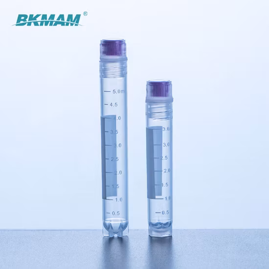 Laboratory 2ml Cryogenic Vials Internal Thread Cap