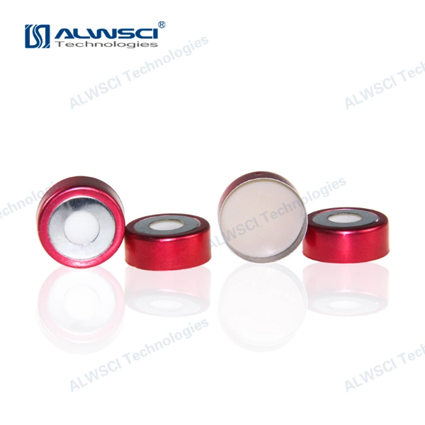 Alwsci 20mm Aluminum Crimp Top Cap for Gc Headspace Glass Vial