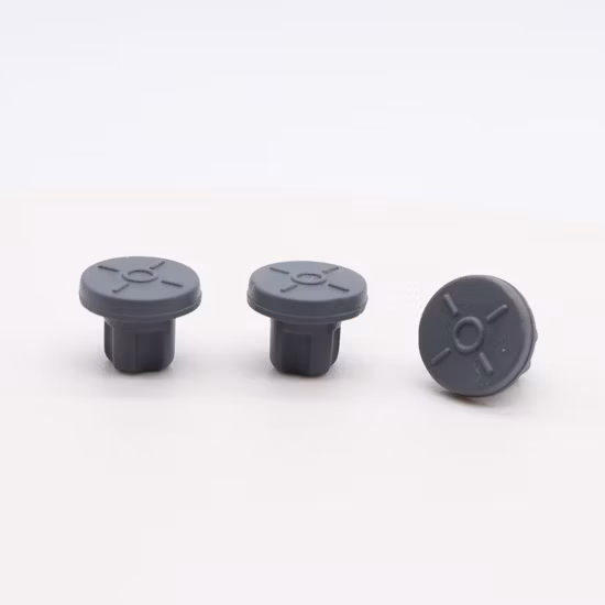 Wholesale Cheap 13mm 20mm 28mm 32mm Grey Red Blue Infusion Rubber Stopper for Medical Glass Infusion Bottles