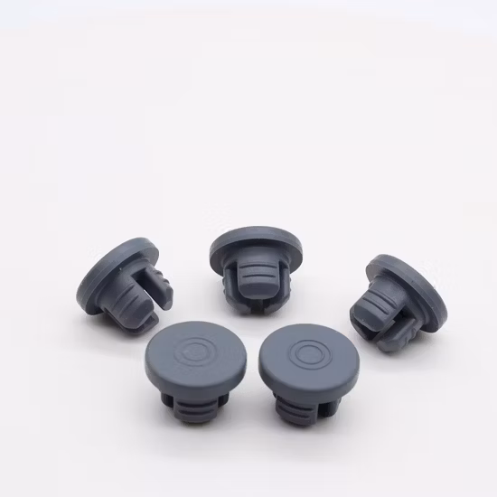 Hot Sale 13mm 20mm Sterile Medical Butyl Rubber Closure Injectable Rubber Stopper for Infusion Glass Bottle