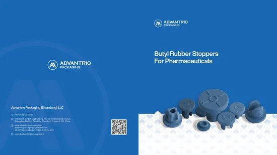 ADVANTRIO PACKAGING 28mm Butyl Rubber Stoppers for Infusion Glass Bottles 