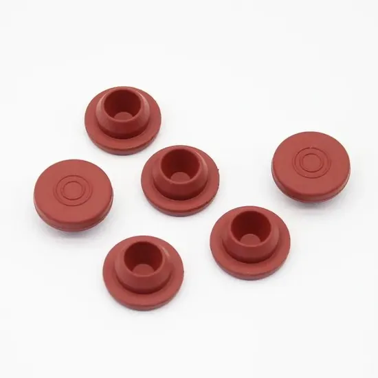 20mm Red Rubber Seal Infusion Pharmaceutical Butyl Rubber Stopper for Injection Bottle 