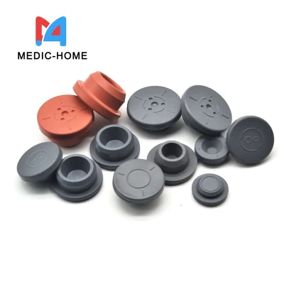 Pharmaceutical Packaging Rubber Seal Antibiotics Butyl Rubber Stopper for Glass Injection Bottle