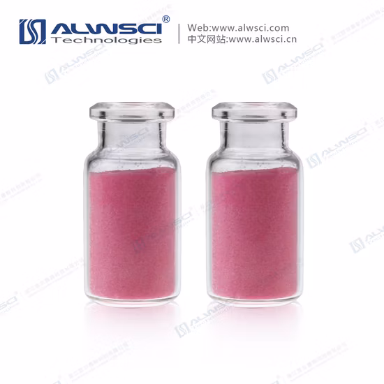 Alwsci Gc Vials Aluminum Crimp Cap with Moulded Grey PTFE/Butyl Septa