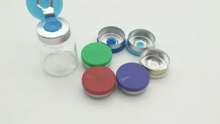 20mm Smooth Gloss Aluminum Plastic Complete Tear off Cap for Glass Vials 
