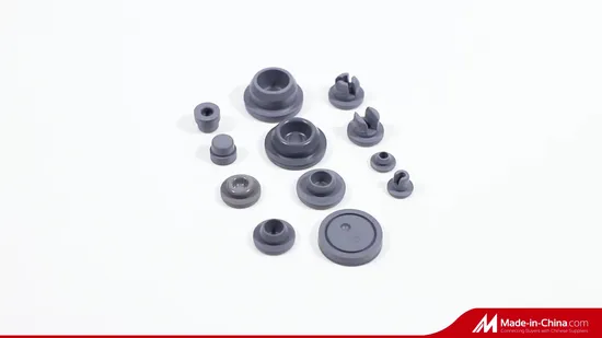28mm Brominated Butyl (Bromobutyl) Rubber Stopper for Injection Bottle Sealing, 25mm