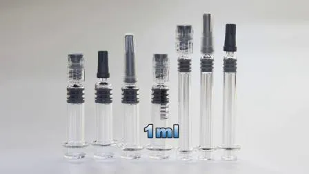 Medical Prefilled Glass Syringe for Injection or Cosmetics 