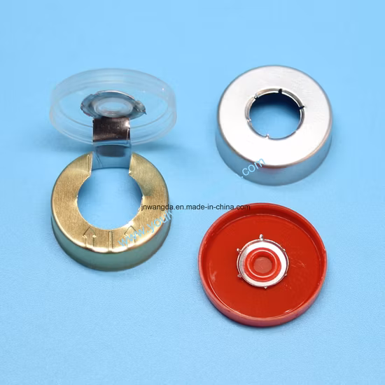 GMP Certified 13mm 20mm 32mm Flip off Caps Aluminum Caps for Pharma Glass Vial