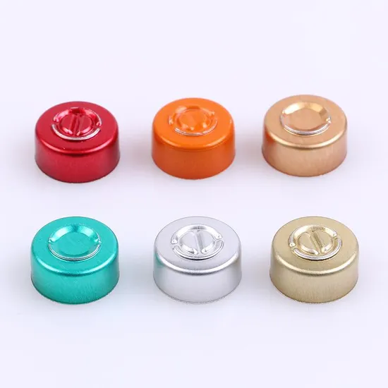 20mm Aluminum Vial Seal Tear Cap Cover for Pharmactuical Medicinal Bottle 
