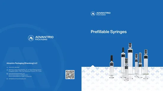 1ml to 10ml for Medical and Pharmaceutical Use Prefilled Disposable Glass Syringes Luer Lock 