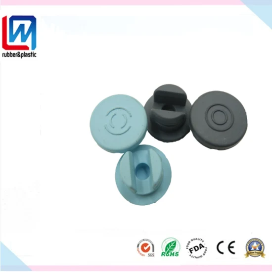 Custom Rubber Seal Plug Pharmaceutical Bromobutyl Rubber Stopper for Injection or Infusion Bottle
