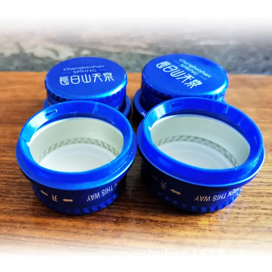 28mm Pco Luxury Carbonated Soft Drinks Metal Screw Vodka Liquor Spirits Alcohol Aluminum Plastic Water Glass Bottle Caps 