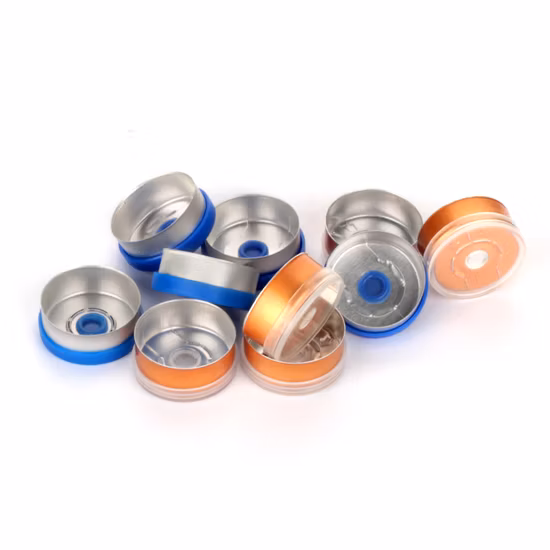 Custom Small Glass Vials Flip Top Tear off Aluminum Lids Caps for Pharmaceutical Bottle