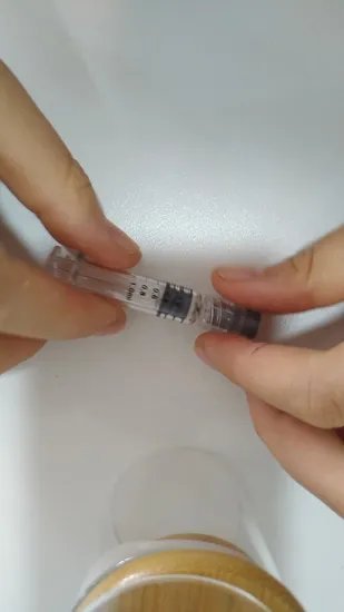 High Quality 0.5ml 1ml 1.5ml 2.25ml 3ml 5ml 10ml Luer Caps Luer Lock Oil Prefilled Glass Syringe 
